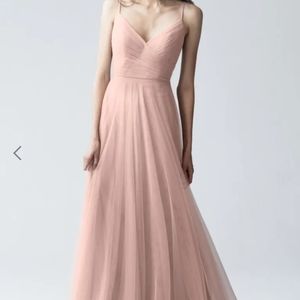 Jenny Yoo Brielle Bridesmaid Dress in Whipped Apricot